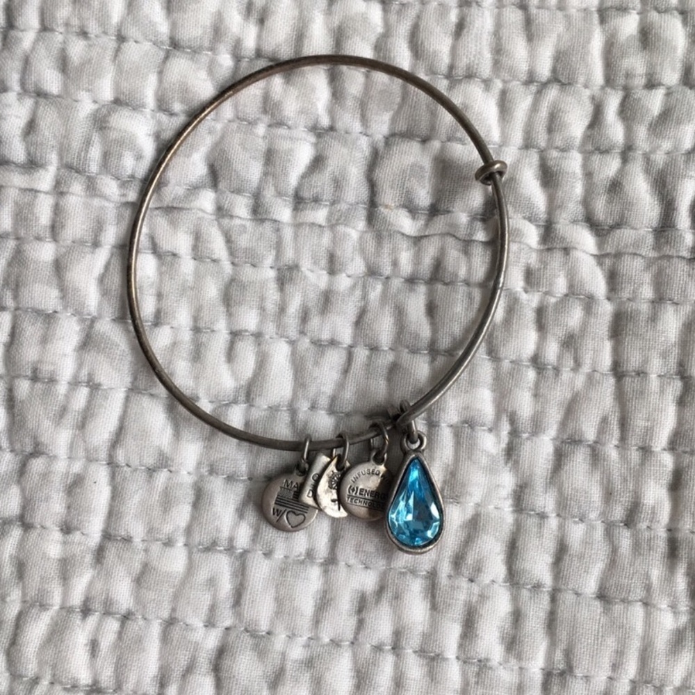 Alex and Ani Water Charm Bracelet
